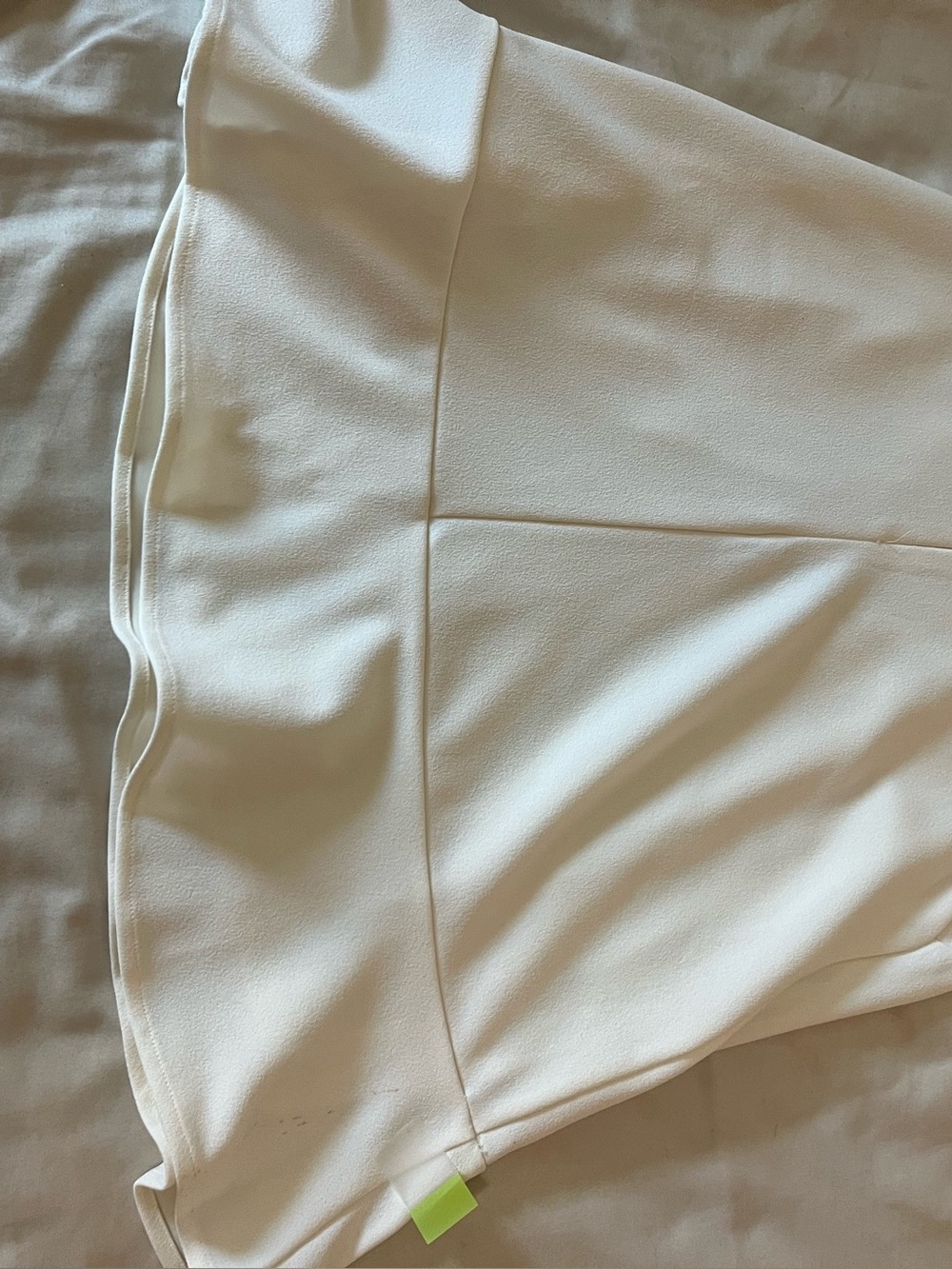 🤍 Express White Ruffle Cap-Sleeve Mini Dress | Size XS Petite - Picture 8 of 11